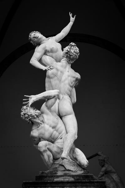 تجاوز به مجسمه پروسرپینا رنسانس توسط جیامبولونیا فلورانس ایتالیا