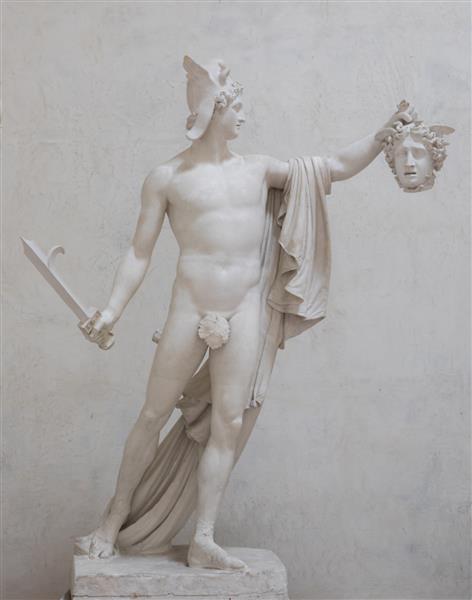 مجسمه پرسئوس با مدوزا به نام perseo trionfante اثر آنتونیو کانوا 1801