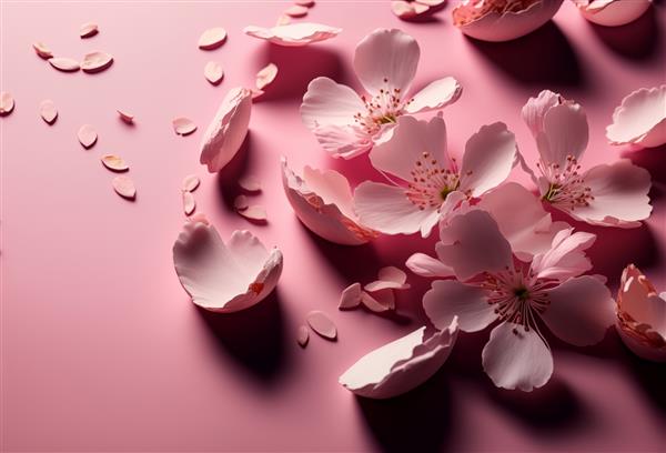 بهار شکوفه گیلاس ساکورا مولد ai