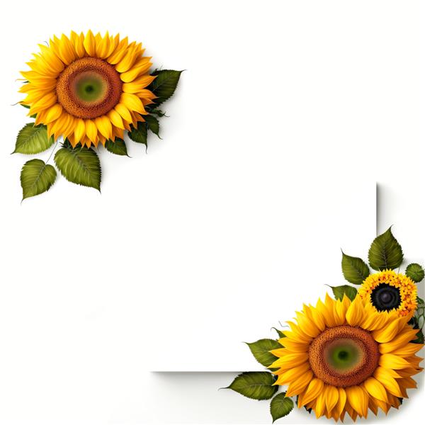 فضای کپی زیبای sunflowerhelianthus annuus ایجاد شد