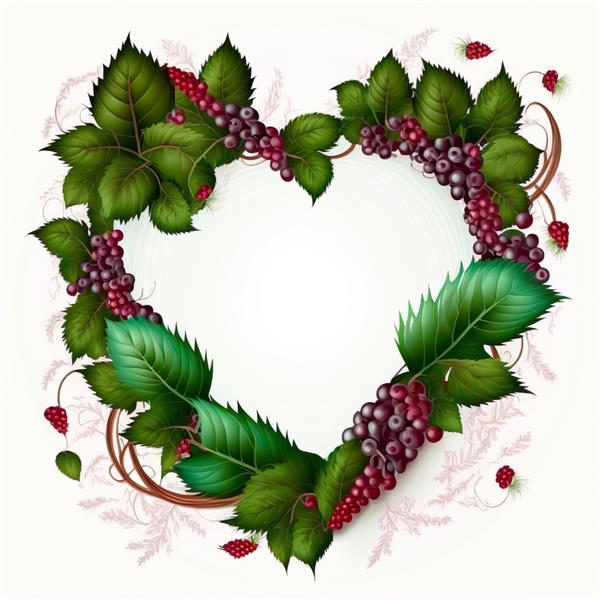 قاب قلب شکل از گل ها ترکیب جشن برای کارت تبریک