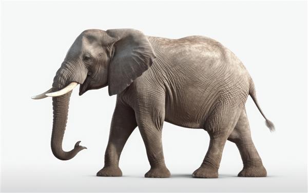 یک فیل در پس زمینه حیوانات سافاری فیل تصویر زمینه کمک تولید