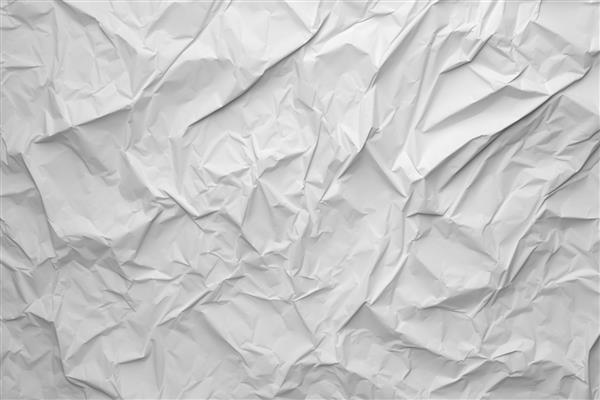کاغذ سفید رنگ شده پس زمینه بافت نرم و آرام را برای طرح های آرام موج می زند