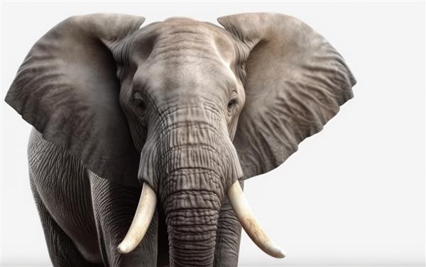 یک فیل در پس زمینه حیوانات سافاری فیل تصویر زمینه کمک تولید