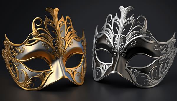 ماسک طلا و نقره برای کارناوال زیبا با طراحی برای کارناوال برزیل کارناوال شاد کارناوال برزیل آمریکای جنوبی