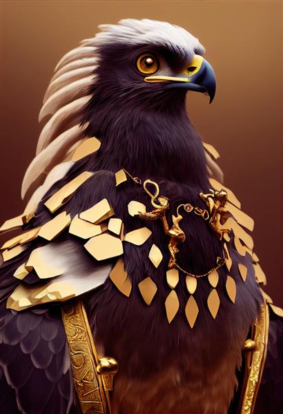 نمای نزدیک از یک عقاب که مستقیماً به دوربین نگاه می کند پرتره ای از یک عقاب زیبا