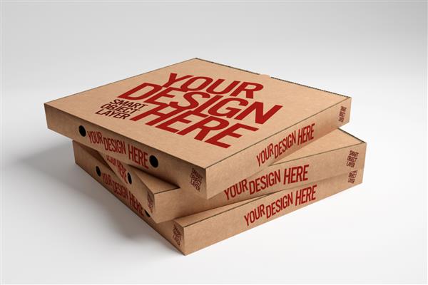 ماکت جعبه پیتزا