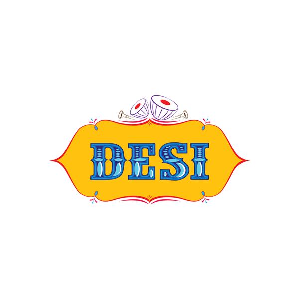 دسی به معنای محلی یا معتبر در هند است قابل استفاده برای چاپ تیشرت - وکتور