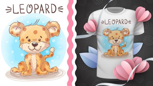 Cte baby leopard - ایده برای چاپ تی شرت