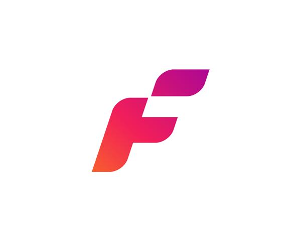 المان های الگوی طراحی نماد آرم حرف F