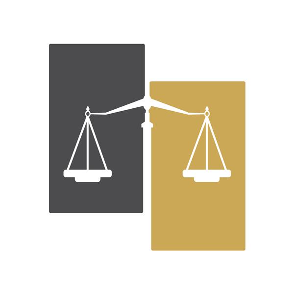 طراحی لوگو مونوگرام حقوقی و وکالت طراحی لوگو تعادل مربوط به وکیل شرکت حقوقی یا وکلا