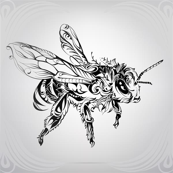 زنبور عسل در تزئینات گل