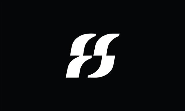 الگوی آیکون طراحی آرم لوگو نامه خلاق FS Monogram