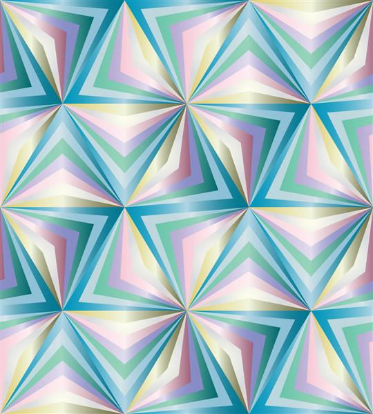 تصویر برداری الگوی رنگارنگ چند ضلعی بدون درز پس زمینه چکیده هندسی
