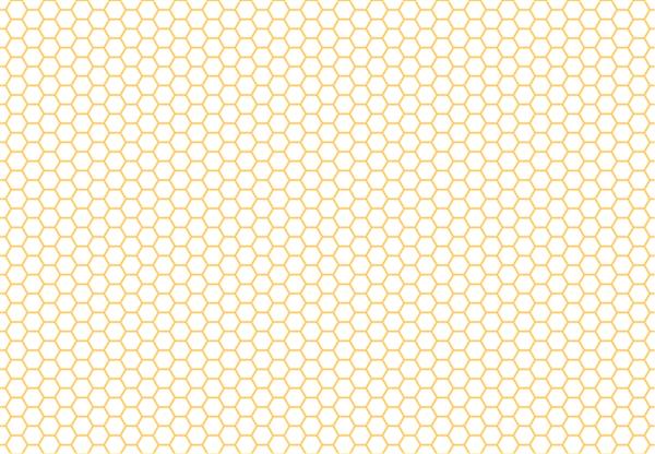 الگوی پس زمینه شانه زنبور عسل پس زمینه بدون درز لانه زنبوری بافت ساده تصویر موم زنبورهای کندو چاپ وکتور