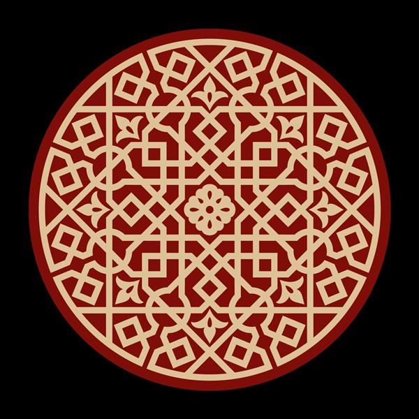 الگوی بدون درز مراکش پیشینه اسلامی عربی سنتی عنصر تزئین مسجد