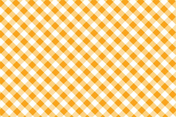 الگوی بدون درز Gingham نارنجی بافت از لوزی مربع برای - چهارخانه رومیزی لباس پیراهن لباس کاغذ ملافه پتو لحاف و سایر محصولات نساجی تصویر برداری