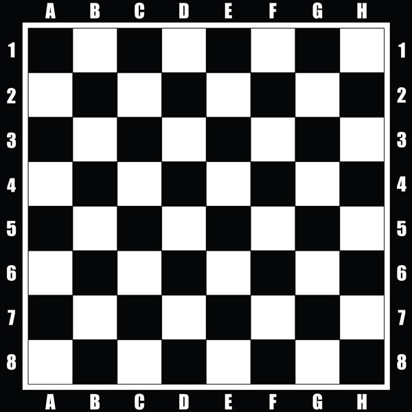 نماد وکتور جدول شطرنج