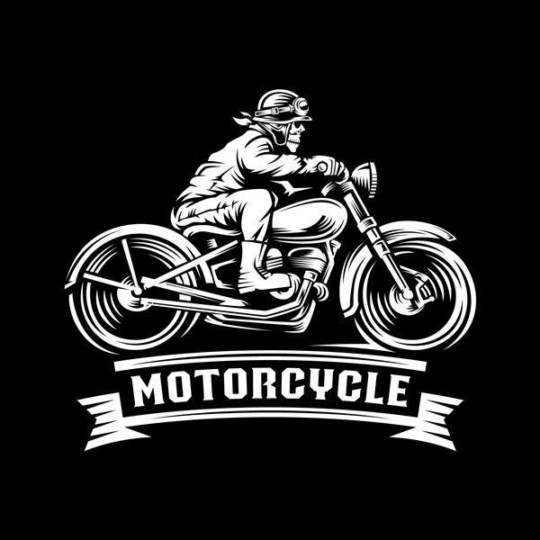تصویر موتور سیکلت Skull Rider