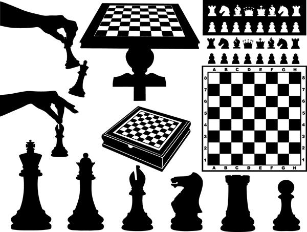 تصویر سازی مهره های شطرنج