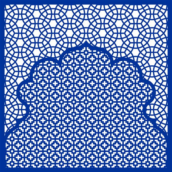 طاق عربی المان دکوراسیون مسجد الگوی اسلامی سنتی نسخه 2