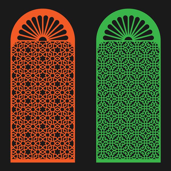 طاق عربی اسلامی سنتی عنصر تزئین مسجد