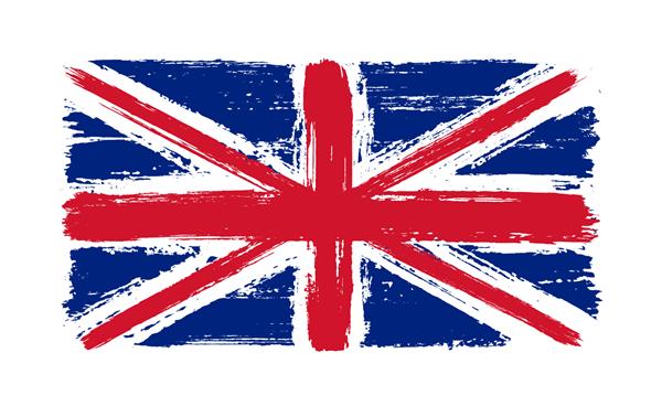 پرچم گرانج انگلستان پرچم سکته مغزی قلم مو انگلستان