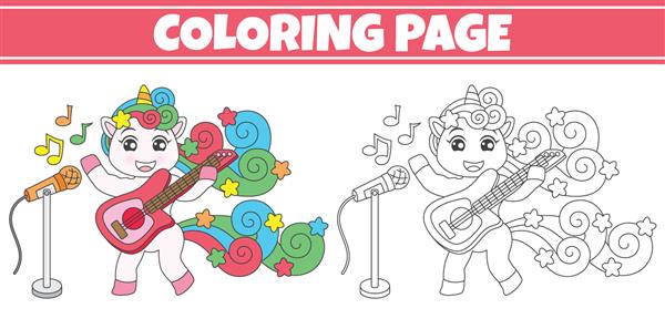 صفحه رنگ آمیزی برای فعالیت کودکان