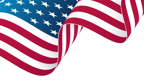 پرچم ایالات متحده آمریکا تکان دادن پس زمینه پرچم ملی آمریکا الگوی تبریک تعطیلات دعوت نامه ها و بنرهای جشن تصویر برداری