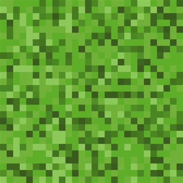 پس زمینه پیکسل مفهوم پس زمینه بازی پس زمینه الگوی مربع مفهوم Minecraft تصویر برداری وکتور سبز روشن پس زمینه چند ضلعی بافت انتزاعی