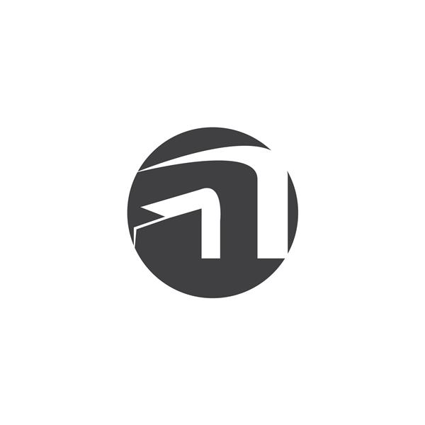 طرح نماد وکتور الگوی لوگوی N Letter
