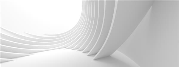 پس زمینه معماری انتزاعی طراحی گرافیکی مینیمال کاغذ دیواری هندسی سفید رندر سه بعدی