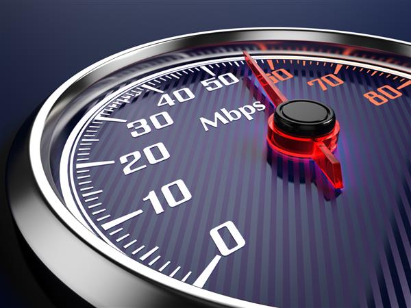 سرعت اتصال به اینترنت