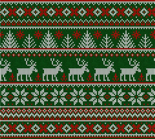 ژاکت زشت کریسمس مبارک تصویر سال نو مبارک پس زمینه بافتنی زیور آلات اسکاندیناویایی به سبک مردمی کاغذ دیواری کاغذ بسته بندی چاپ پارچه رنگ های سفید قرمز سبز