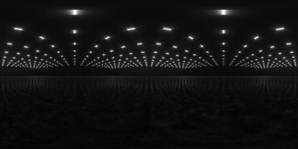 پانورامای کامل کروی hdri 360 درجه فضای خالی نمایشگاه پس زمینه برای نمایشگاه ها و رویدادها کف کاشی ماکت بازاریابی تصویر رندر سه بعدی