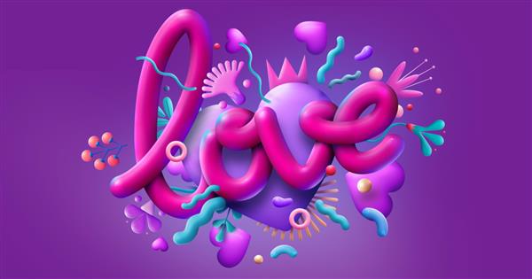 علامت عشق روز ولنتاین مبارک روز مادر تصاویر سه بعدی عاشقانه نامه های عاشقانه