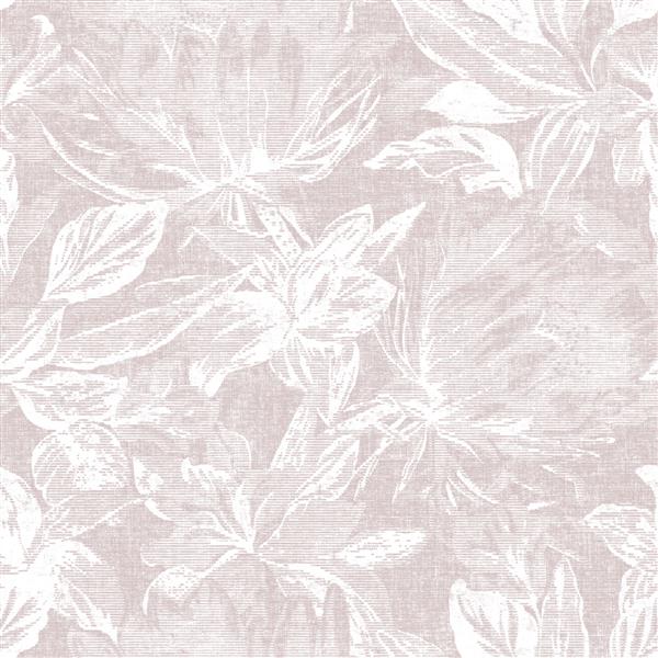 پس زمینه بافت کتانی بژ اکرو چاپ شده با گل الگوی طبیعی بدون درز بافت پارچه برای کاغذ دیواری بسته بندی پارچه پرده لحاف بالش طراحی الگوی چاپ دیجیتال