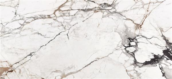 الگوی سنگ مرمر سفید واکس خورده تصویر رگه های طبیعی استفاده برای طراحی دال کاشی