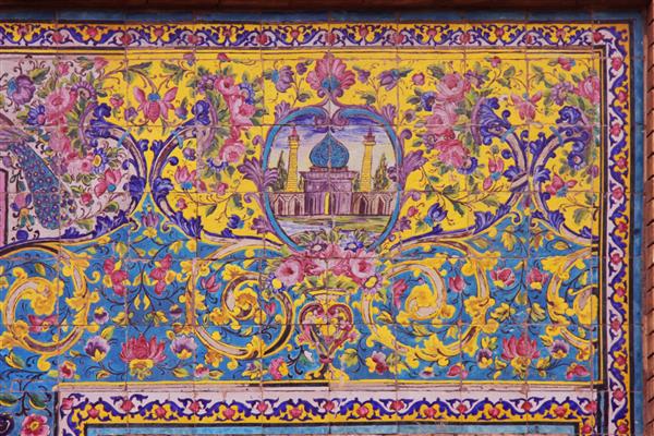 تهران ایران_652022 کاخ گلستان تزیین شاهکار بناهای تاریخی اسلامی در فهرست میراث جهانی یونسکو
