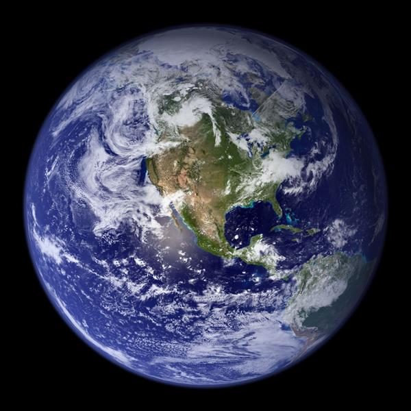 آمریکای شمالی دریای کارائیب و شمال آمریکای جنوبی از فضا عکس گرفته شده است 1 ژوئن 2010