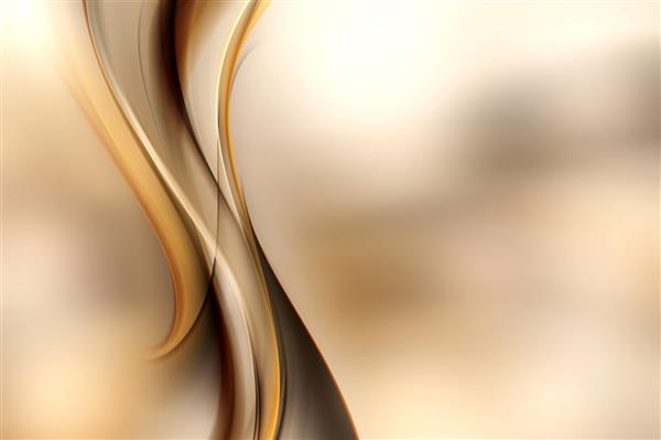 طرح پس زمینه قهوه ای متحرک زیبا انتزاعی تصویر دیجیتال موج مدرن