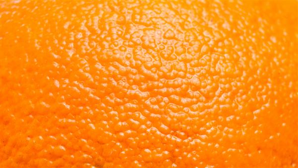 جزئیات سطح پوست پرتقال تصویر ماکرو نزدیک