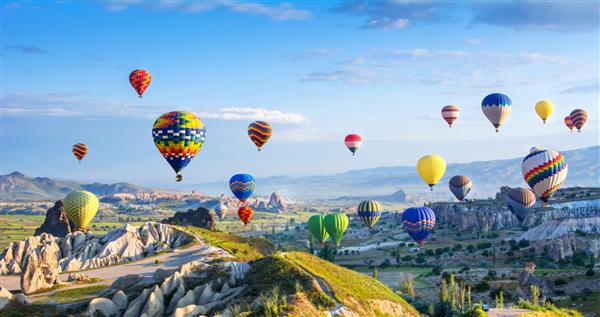 جاذبه توریستی بزرگ کاپادوکیه - پرواز با بالون کاپادوکیه در سراسر جهان به عنوان یکی از بهترین مکان ها برای پرواز با بالن های هوای گرم شناخته شده است گورمه کاپادوکیه ترکیه