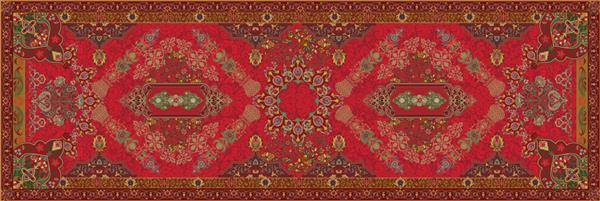 فرش ایرانی فرش بافت وکتور عشایر نقوش مغول هندی تصویر برداری پشمینه کشمیری