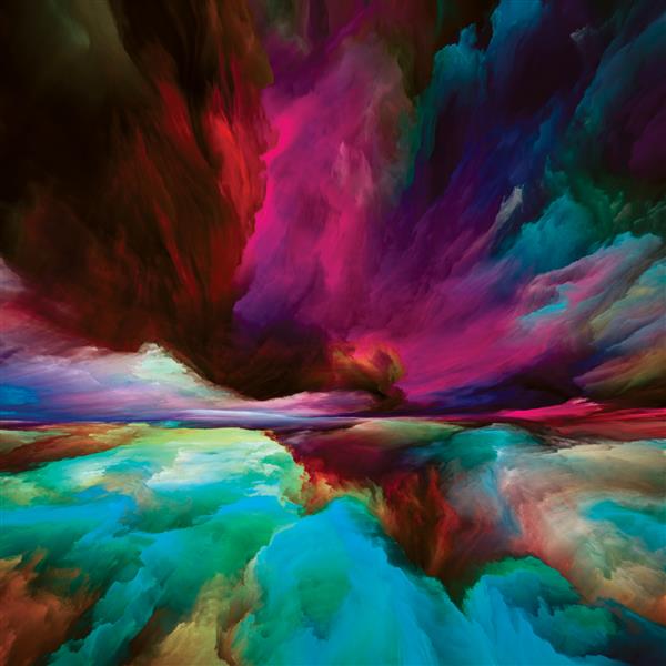 منظره گرادیان سریال دیدن هرگز جهان چیدمان خلاقانه رنگ ها بافت ها و ابرهای شیب دار برای پروژه های زندگی درونی نمایشنامه شعر هنر و طراحی