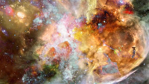 میدان ستاره ای و سحابی در اعماق فضا سال های نوری دور از سیاره زمین عناصر این تصویر توسط ناسا ارائه شده است