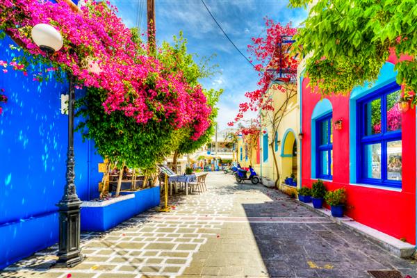 نمای زیبای خیابان در جزیره کوس جزیره کوس مقصد گردشگری محبوب یونان است