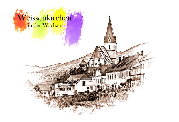 Weissenkirchen Wachau اتریش - طرح سفر قدیمی