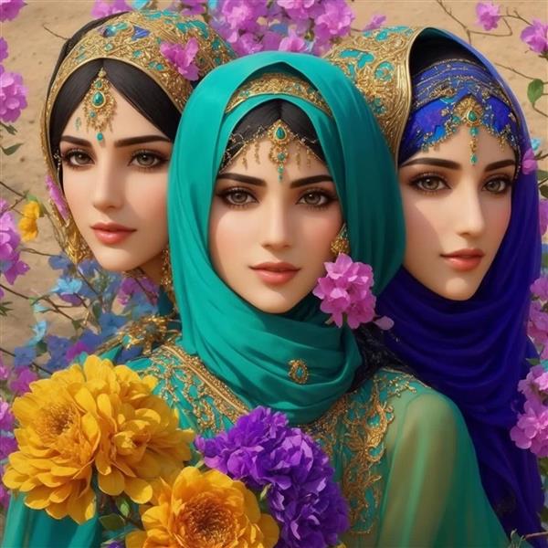 عکس زنان با حجاب زیبا