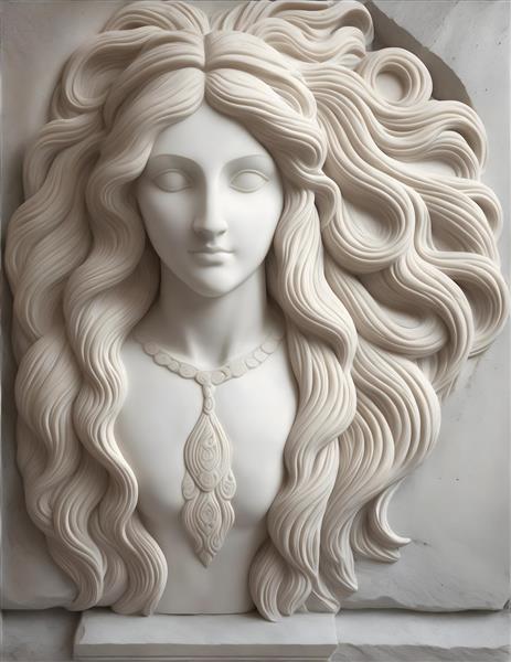 مرمر یونانی فرشته چاپ تابلو